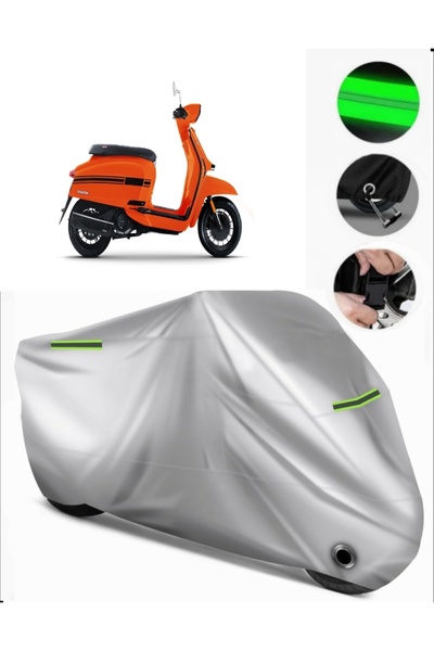 MotoEN Lambretta V125 متوافق مع العلامة التجارية الخاصة للدراجات النارية (متو...
