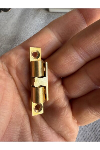 mykhediyevesanatatölyesi Sarı Metal Bilyalı Çıt Çıt - 50 mm | Ayarlanabilir S...