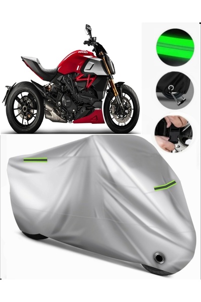 MotoEN Ducati Diavel XDiavel حقيبة خلفية متوافقة مع القماش المشمع للدراجات ال...