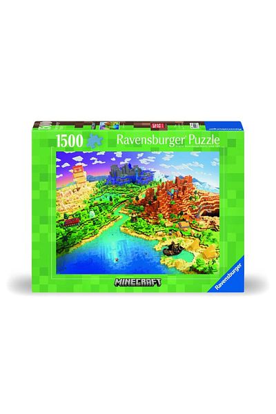 RAVENSBURGER - Minecraft world puzzle 1500 pieces new design