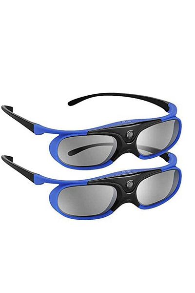 Choice Blue 2pcs BOBLOV Active Shutter 3D Glasses DLP-Link USB Blue Compatible BenQ W1070 W700 Dell Project