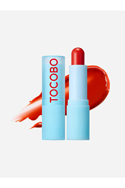 TOCOBO مرطب الشفاه الملون بالزجاج، 013 أحمر اليوسفي، 3.5 جرام