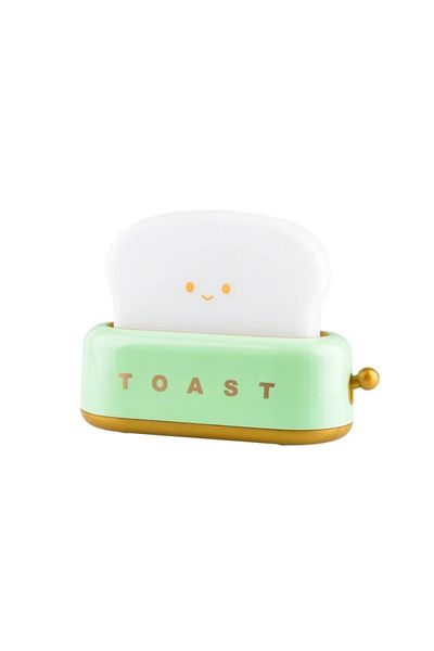 Choice Green Bread Toast Light Toaster Nightlight Creative Rechargeable Led Lamp Bedroom For Birthday Gift