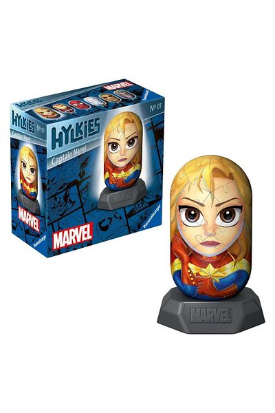 RAVENSBURGER - Puzzle 3D Hylkies Marvel captain Marvel 54 piese