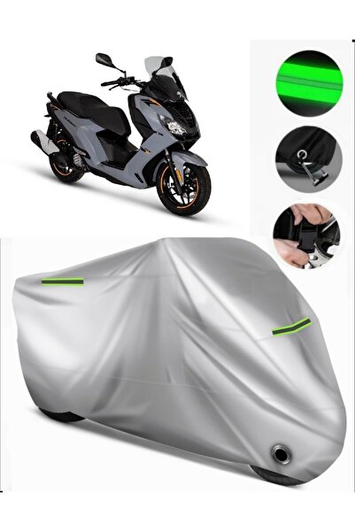 MotoEN Peugeot Pulsion 125 Compatible Motorcycle Tarpaulin Premium (Lock Comp...