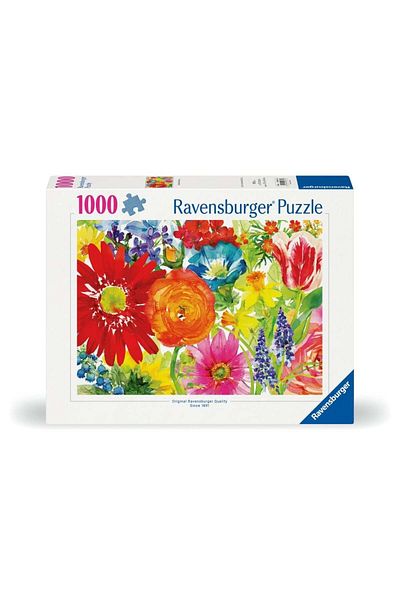 RAVENSBURGER - Abundant flowers puzzle 1000 pieces new design