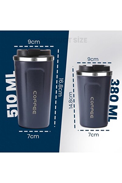 Primo Plus Vacuum Insulated Coffee Mug 510ml