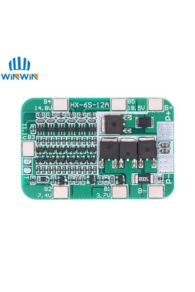 Choice 6S 15A 24V PCB BMS Protection Board for 6 Pack 18650 Li-ion Lithium Battery Cell Module DIY Kit