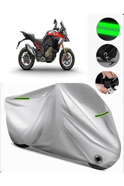 MotoEN Ducati Multistrada V4 Pikes Peak Compatible Motorcycle Tarpaulin Premi...
