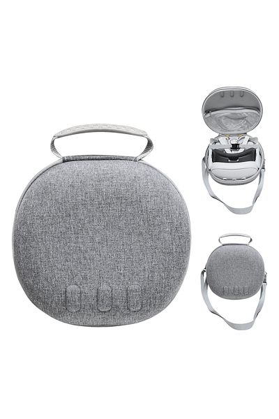 APWIKOGER Grey C Portable Carrying Case For Meta Quest 3 Travel Case VR Larger Capacity Storage Bag For Quest