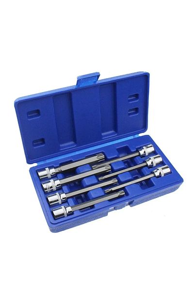 Choice As Show Hot Sale 3 /8 Inch 7 Piece Drive Extra Long Torx Bit Socket Nuts Set For Auto/car Repair And