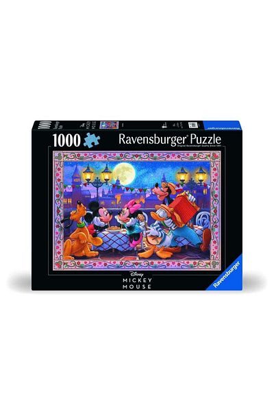 RAVENSBURGER - Puzzle Mickey si Minnie la cina 1000 piese design nou