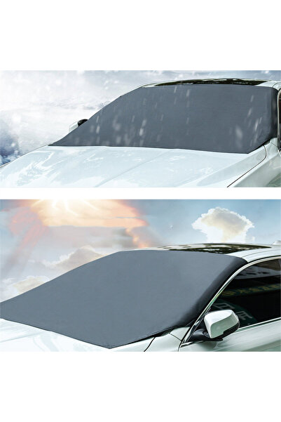 Choice غطاء واقي من الشمس مغناطيسي للسيارة مقاس 210×120 سم للزجاج الأمامي للس...