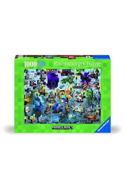RAVENSBURGER - Minecraft challenge puzzle 1000 pieces new design
