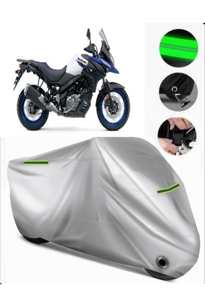 MotoEN حقيبة خلفية لسوزوكي V-Strom 650 XT ABS متوافقة مع القماش المشمع للدراج...