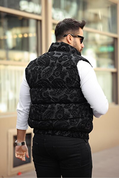 RHONES Чоловічий жилет з флоковим принтом