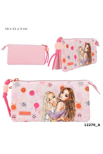 Top Model Happy Together 3 Compartment Unequipped Pencil Case