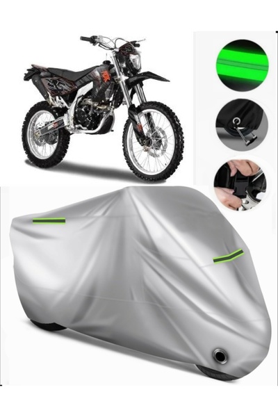 MotoEN غطاء دراجة نارية متوافق مع Asya RX 250 Cross Premium (متوافق مع القفل)...