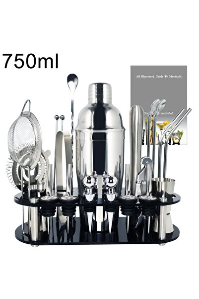 Choice1 22Pc-750ml 13-22Pcs 750ml 600ml Boston Cocktail Shaker Bar Tools Wine Mixer Set Bartender Cocktail S