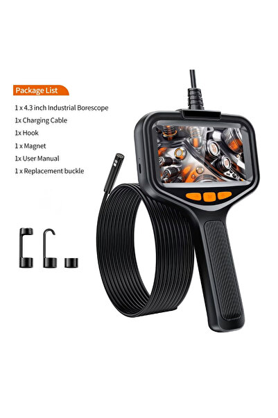 Choice منظار داخلي صناعي أحادي ومزدوج بعدسة مزدوجة 2 متر و8 مم وشاشة LCD مقاس...