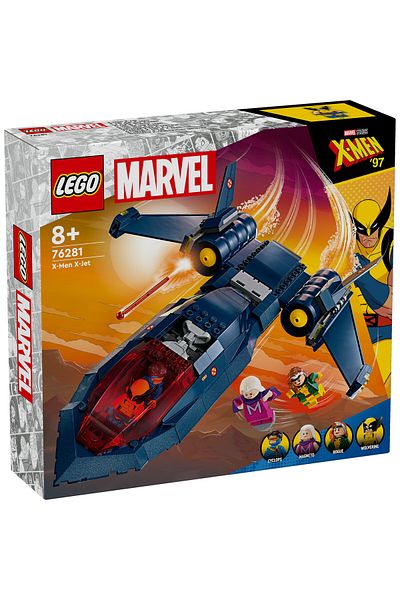 LEGO Set LEGO Marvel Super Heroes - Avionul X-Jet al X-Men (76281)