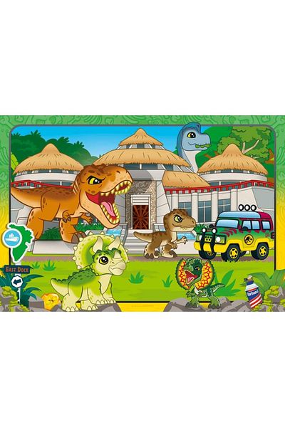 RAVENSBURGER - Puzzle exploratori Jurassic World 2x24 piese