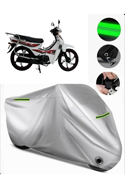MotoEN Mondial 100 Sfc Automatic X Rear Bag Compatible Motorcycle Tarpaulin P...