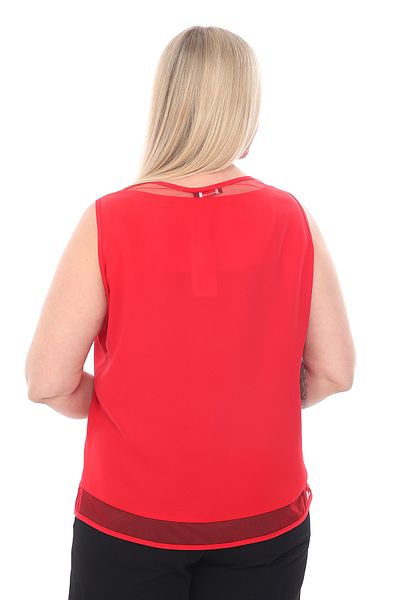 KİFAYET 16879 Sleeveless Jesika Blouse with Neck and Skirt Tulle (R) (D101)
