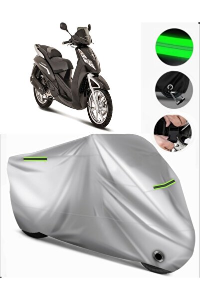 MotoEN Peugeot Geopolis 300 Compatible Motorcycle Tarpaulin Premium (Lock Com...