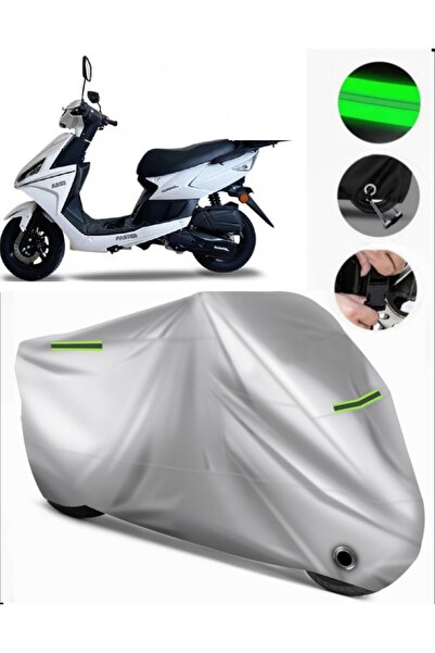 MotoEN Kral Motor Ares 125 Compatible Motorcycle Tarpaulin Premium (Lock Comp...