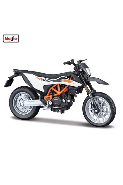 Maisto KTM 690 SMC R Maisto 1:18 KTM 690 SMC R Static Die Casting Car Model Alloy Toy Collection Motorcycle