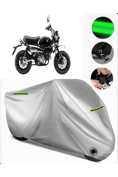MotoEN Honda Monkey 125 Compatible Motorcycle Tarpaulin Premium (Lock Compati...