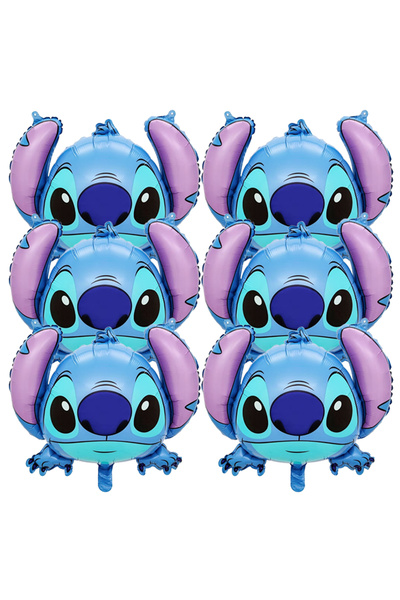 Choice مجموعة أخرى مكونة من 6 قطع من البالونات الزرقاء من ديزني ستيتش لتزيين ...