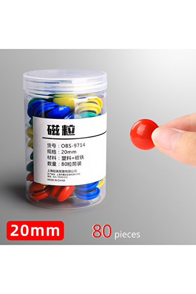 Choice 20 مم 80 قطعة 20 مم 30 مم 40 مم أزرار مغناطيسية مستديرة للثلاجة والسبو...