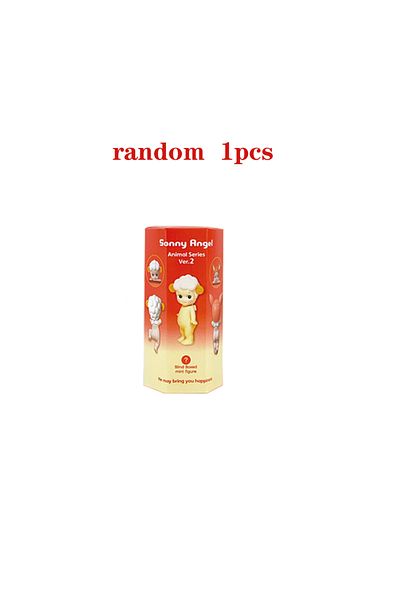 Choice random  1pcs Nuevo producto Generación 2 Animal Sonny angel caja ciega soporte facial Hippers figura