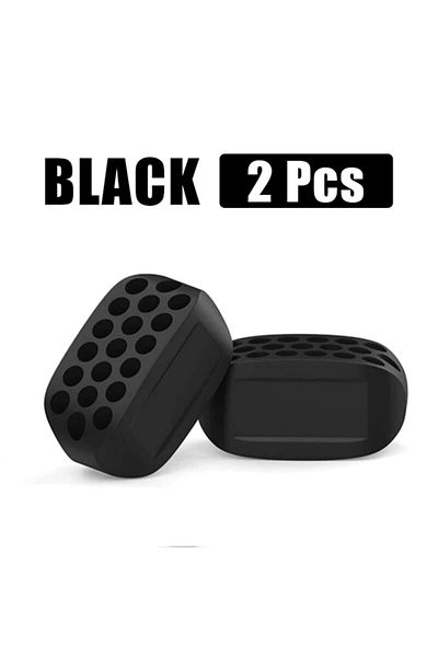 Choice 2pcs Black 2PCS Silicone Jaw Exerciser Facial Toner Jawline Fitness Ball Neck Toning Equipment Facia