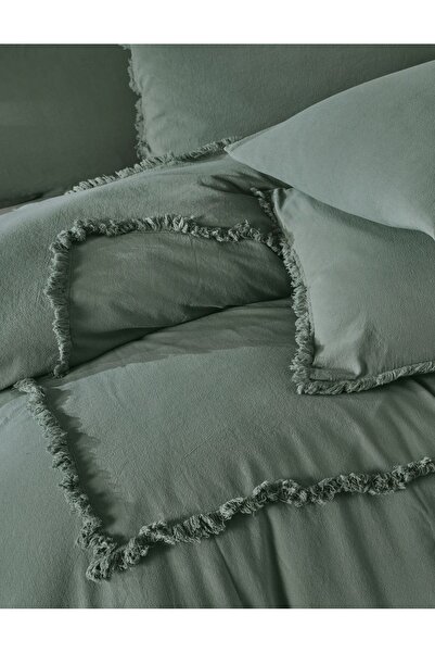 Majoli طقم غطاء لحاف مزدوج من القطن العضوي بنسبة 100% من Maddox Çağla باللون ...