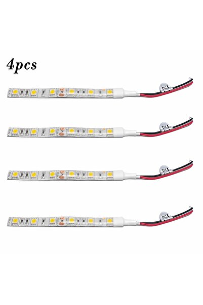 Choice1 4 قطع 5050 LED شريط إضاءة 12 فولت سيارة قافلة دراجة نارية أبيض بارد 6...