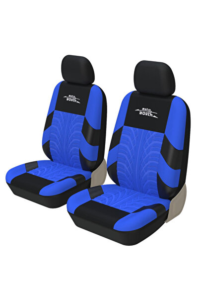 Choice Blue 2PCS AUTOYOUTH 2PCS Car Seat Covers Set Universal Fit Most Car Co...