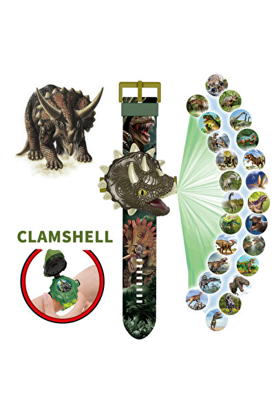 choice2 ساعة Triceratops Watch 24 Imagic Projection للأطفال ساعة رسوم متحركة ...