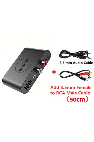 Choice Bluetooth v5.0 With RCA Bluetooth 5.0 Audio Receiver U Disk RCA 3.5mm 3.5 AUX USB Jack Stereo Music
