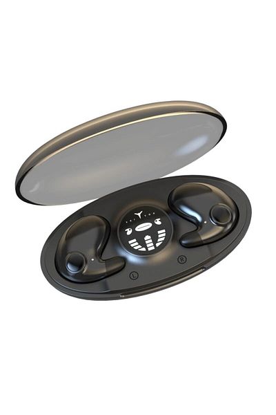 Choice BT-MD538-TWS-Black Invisible Sleep Wireless Earphone TWS Bluetooth 5.3 Headphones Hidden Earbuds IPX