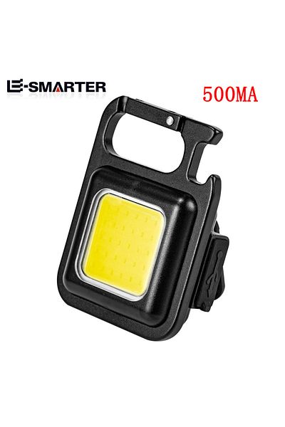 ESMARTER 1 X J031(500MA) Cob Flashlight Mini Protable Keychain Lamp 4 Lighting Edc Torch Outdoor Waterproof E