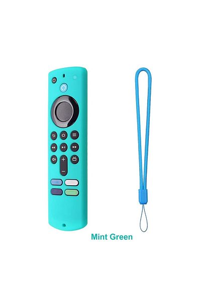 Choice Mint Green Silicone Remote Pretective Cover For Fire Stick 4K MAX/ 3rd Gen Fire TV Remote Case Glow