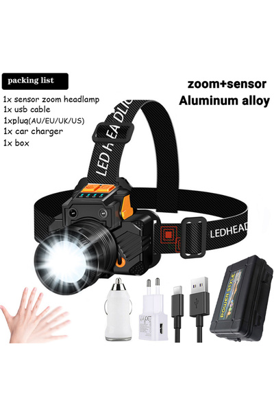 Choice1 مصباح رأس LED فائق السطوع من XIWANGFIRE، حزمة C، مصباح رأس لصيد الأسم...