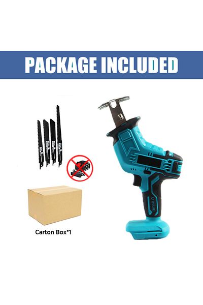 Choice ONE SET Cordless Electric Reciprocating Saw Wood Metal Cutting Saw Lithium Battery Saber Saw Portabl