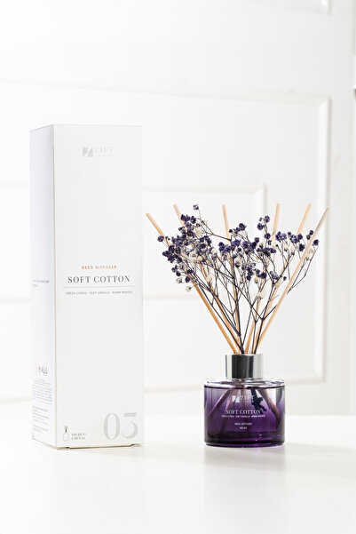 Zift Unique Soft Cotton - Bambu Çubuklu Oda Kokusu Dekoratif Çiçekli Banyo & ...