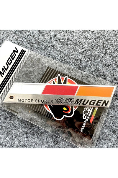 Choice لوحة اسم صندوق السيارة المعدنية ثلاثية الأبعاد الجديدة مع شعار Mugen ل...