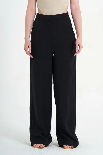 Womengrom Lefon Women's Ironing Checked Straight Leg Trousers