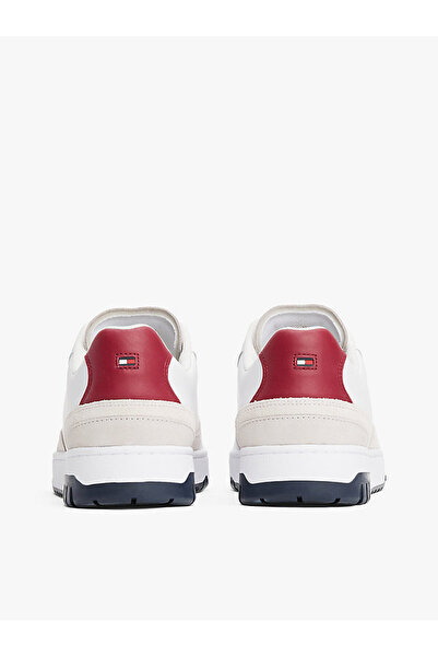 Tommy Hilfiger Basket Better Erkek Beyaz Spor Ayakkabı (FM0FM05490-YBS)
